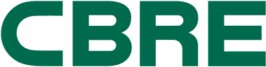 CBRE_Group_logo-96h Green logo with the letters "CBRE.